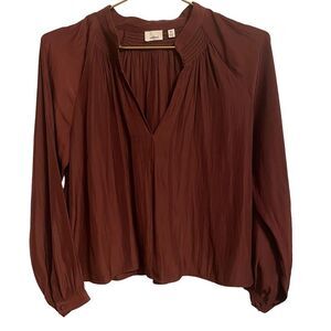 Aritzia Wilfred Estienne Smocked Blouse Size XXS